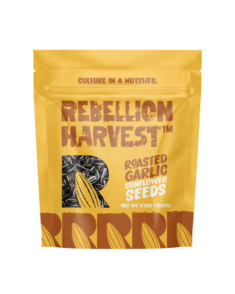 Roasted Garlic Sunflower Seeds