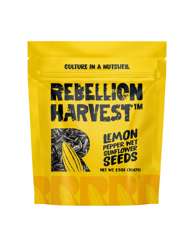 Lemon Pepper Wet Sunflower Seeds